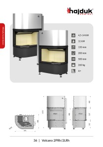 Volcano 2PRh 2LRh karta techniczna